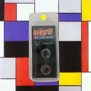 Naruto Shippuden NEW 7/16" Surgical Steel Leaf Plugs Gauges Body Jewelry Anime